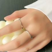 미르보석 2p 오르빗 반지 함께일 때 더 빛나는  주얼리 반지  s1588