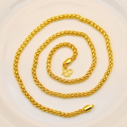 미르보석  58cm 벨런 골드 체인 주얼리 목걸이  s1597