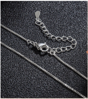 미르보석 45cm 프린세스 스테인강 체인 주얼리 목걸이  s1604