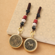 미르보석 개띠  12간지 키링 자동차 차량 키홀더 열쇠고리  s1641