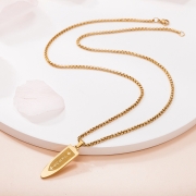 미르보석 골드  60cm  티타늄 크로스 십자가 팬던트 주얼리 목걸이   s1193