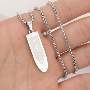 미르보석 실버  60cm  티타늄 크로스 십자가 팬던트 주얼리 목걸이   s1193