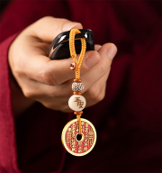 봉연당 황동 산귀 도신부적  장사 사업 주식 투자 재물흥왕 액난예방 재수대통 소원성취 영부적 수제 열쇠고리 키링 s1677