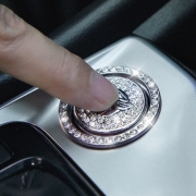 미르보석 PJE  큐빅 자동차 vip시동 버튼  커브 스티커 세트