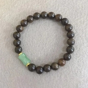 미르보석  8mm 침향목 팔찌 재물운 행운 건강 액막이 소원성취 부적 염주 s1807