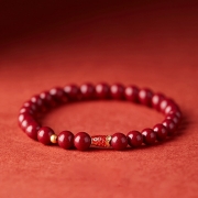 미르보석  6mm 5A등급 제왕주사 팔찌 물고기 행운 재물 액막이 주얼리  s1819