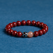 봉연당 8mm s925칠보 99%순도 크리스탈 원석주사 팔찌  장사 사업 주식 재물흥왕 액막이 재수대통 비방부적 염주   s1843