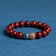 봉연당  10mm  s925칠보 99%순도 크리스탈 원석주사 팔찌  장사 사업 주식 재물흥왕 액막이 재수대통 비방부적 염주   s1844