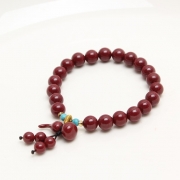 봉연당 8mm 원석 자금사주사 호리병 염주 팔찌 삼재액막이 사업운 금전운 행운 소원성취 재수대통 부적 s1846