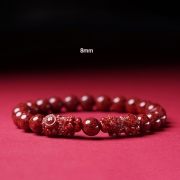 봉연당 9A등급순도 크리스탈 8mm 원광주사 쌍비휴 염주 장사 주식 재물흥왕 삼재액막이 재수대통 부적비방 팔찌  s1854