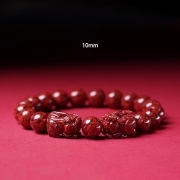 봉연당 9A등급순도 크리스탈 10mm 원광주사 쌍비휴 염주 장사 주식 재물흥왕 삼재액막이 재수대통 부적비방 팔찌  s1855