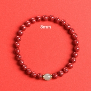 봉연당 화전옥 금주사 9A등급순도 크리스탈 6mm  염주 장사 주식 재물흥왕 삼재액막이 재수대통 부적비방 팔찌  s1863