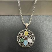 미르보석 60cm  육자진언 주얼리 목걸이   s1933