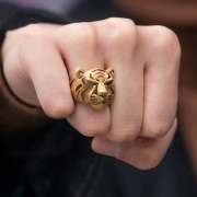 봉연당  호랑이 반지  강인함 자신감 액막이 수호와 재물운의 상징   s1984