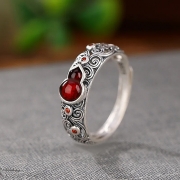 미르보석  s925순은 주얼리 반지  행운 건강 복 길운 s1989