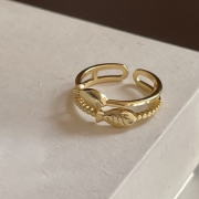 미르보석  s925순은 물고기 반지 재물운 자식운 행운 주얼리 반지  s1991