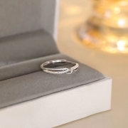 미르보석   s925 Infinity Ring 주얼리 반지  s2058
