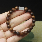 미르보석  8mm 천연 흑화목 염주 묵주 팔찌 재물운 행운 건강 액막이 소원성취 부적 불주 s2061