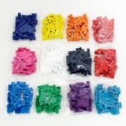 8mm  12칼라 1200p  원목 보드게임 목재큐브 나무 정육면체 우드블럭 마커 주사위 쌓기나무