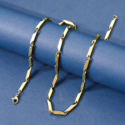 미르보석 면3mm 길이60cm  다이아몬드스틱 써지컬스틸 티타늄강 목걸이 체인줄   s2075