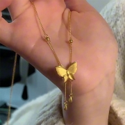 미르보석  프린세스 버터플라이 주얼리  나비 목걸이   s2092