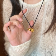 미르보석  통황동  호리병  재물운 삼재 액막이  행운부적 조롱박 목걸이  s2115