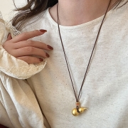 봉연당  통황동 호리병  재물운 삼재 액막이  행운부적 조롱박 목걸이  s2116