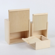 서랍형 수납함  커스텀 12x12x6cm  주얼리박스 나무상자 목재 보석  공간원목  우드케이스 (12호)