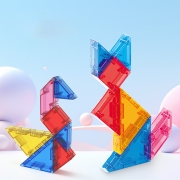 3D 입체 대형 자석 칠교놀이 교구와 활용카드팩 SET