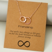 미르보석 듀오링  주얼리 목걸이   s2191