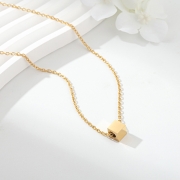 미르보석 프레셔스 골드큐브 프리미엄 주얼리 목걸이    s2207