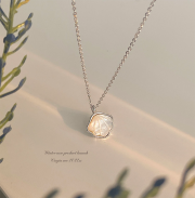 미르보석  쉘 메르 프린세스체인 주얼리 목걸이     s2212