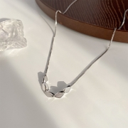 미르보석  s925실버도금  행운의 콩 목걸이   s2218