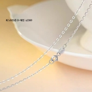 미르보석   s925은  45cm  쇄골 O-체인 주얼리 목걸이 줄   s2369