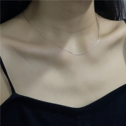 s925순은 목걸이 미니멀 스킨 주얼리   s2562