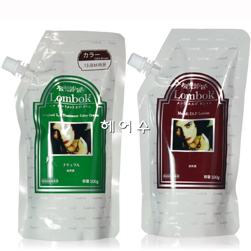 [플러스친구][가인화장품] 롬복 트리트먼트 칼라크림 1,2제 각 500g