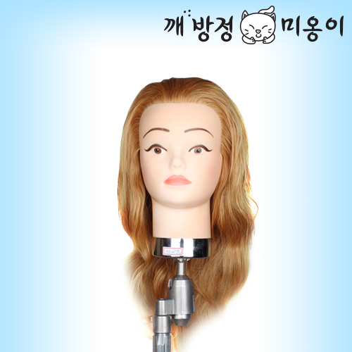[사은품행사][깨방정미옹이] 마네킹 올백 스타일(AZ) 22인치 100%인모 통가발 (#613)