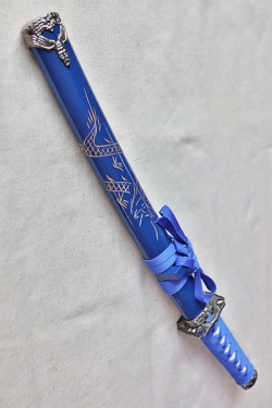 YK 068-4 blue 일본도 단도 가검