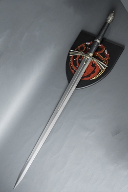 PT 137 호위 기사의 검 판타지 스워드 가검 일본도 중량가검 강철가검 미술도검 진가검 목검 도검  코등이 카타나 사무라이 무사도 다마스커스 접쇠 단조 사시미 식도 캠핑