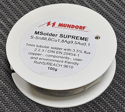 문도르프 슈프림 실버골드 납 M-Solder Supreme SilverGold 100g