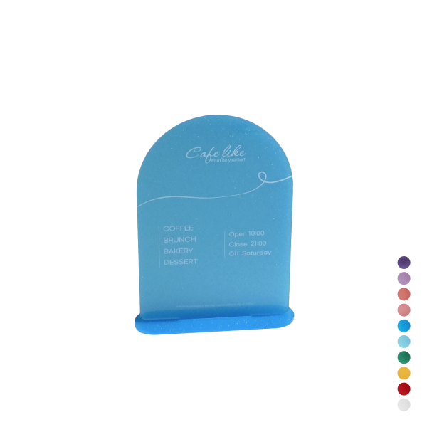 아크릴 스탠드 커스텀제작 반투명글리터