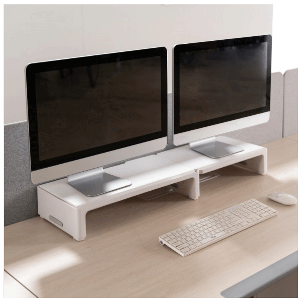 [리바트하움]듀얼 모니터 받침대 (단독구매불가)