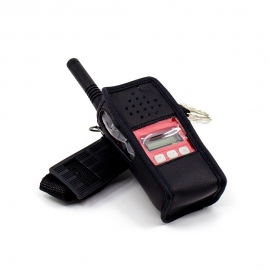 연화엠텍 X-RADIO CF-3400 무전기용 가죽케이스 / 보호케이스 / 어깨끈 포함