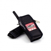 연화엠텍 X-RADIO CF-3400 무전기용 가죽케이스 / 보호케이스 / 어깨끈 포함