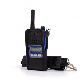 연화엠텍 X-RADIO CF-3000 / XF-450 무전기용 가죽케이스 어깨끈 포함