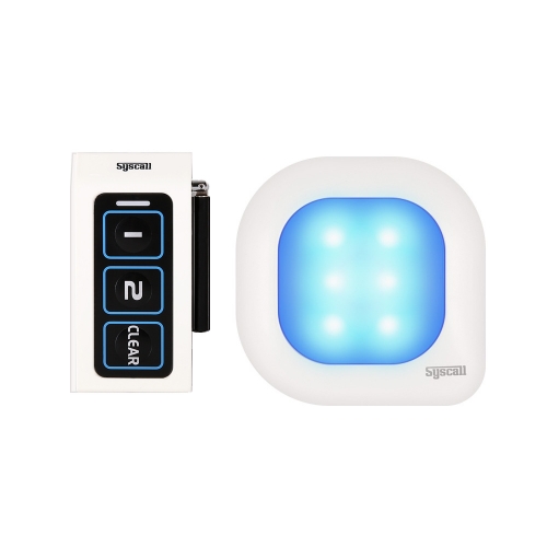 씨스콜 미니 LED 모니터 재부재세트 (SR-301L + ST-500 3버튼 화이트벨)