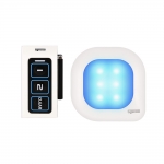 씨스콜 미니 LED 모니터 재부재세트 (SR-301L + ST-500 3버튼 화이트벨)