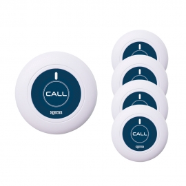 씨스콜 신형 생활방수 호출벨 ST-A1 화이트 테이블벨 비상벨 5개 세트