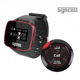 씨스콜 슬림호출벨 블랙 1개 + 손목형 페이져 세트 (ST-200 + SB-650 레드블랙)