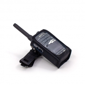 민영정보 MDR-G10 LOG-0011D 무전기용 가죽케이스 어깨끈 포함